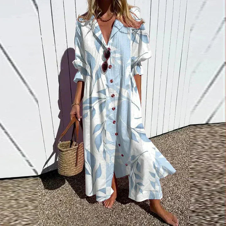 The Elsie™ | Lapel Shirt Dress