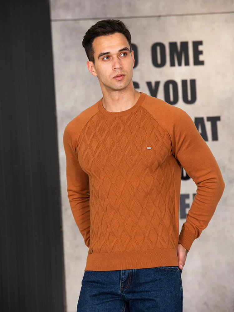 The Alverton™ | Men's Patterned Knit Sweater