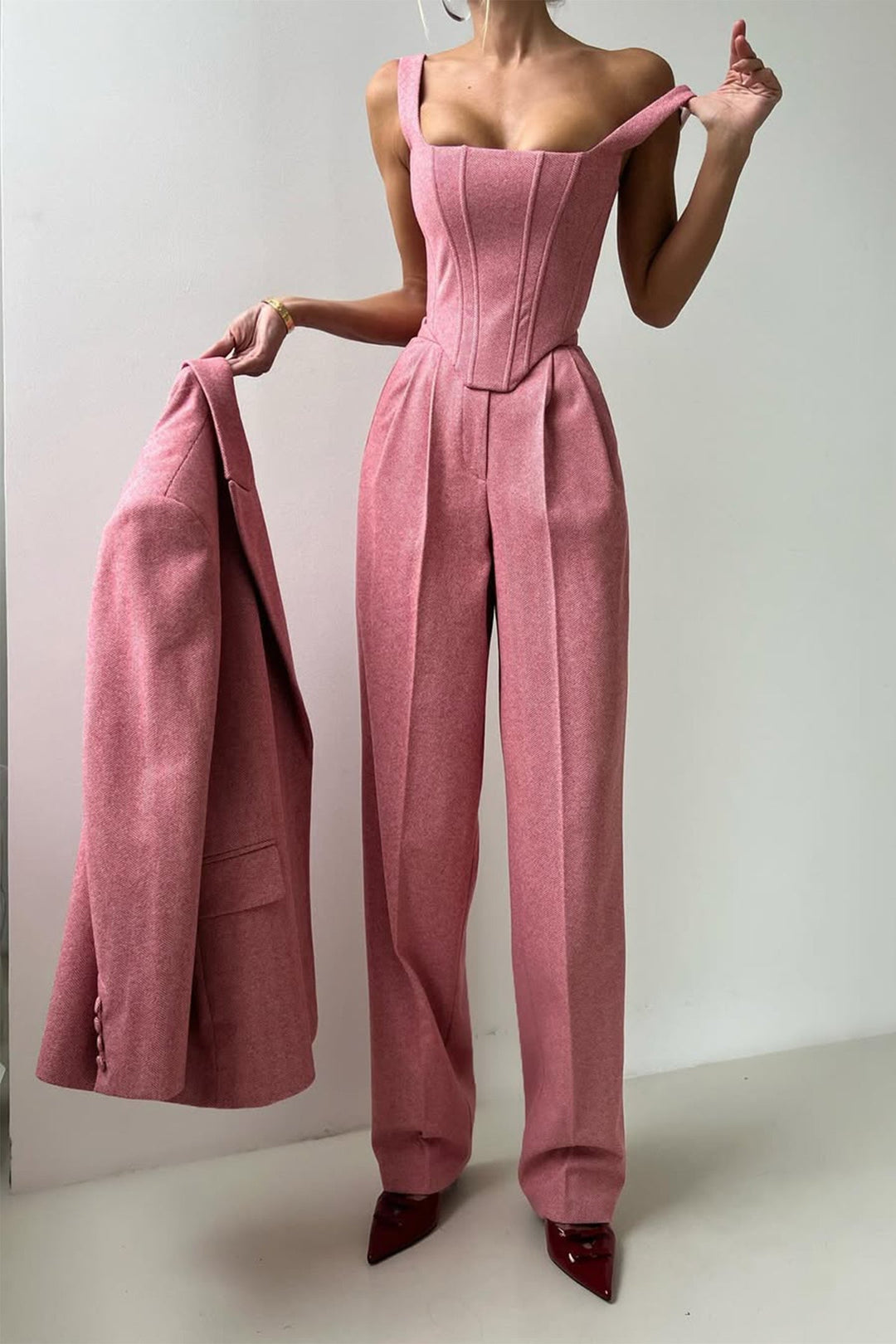 The Lorenza™ | Double-Breasted Trio Look