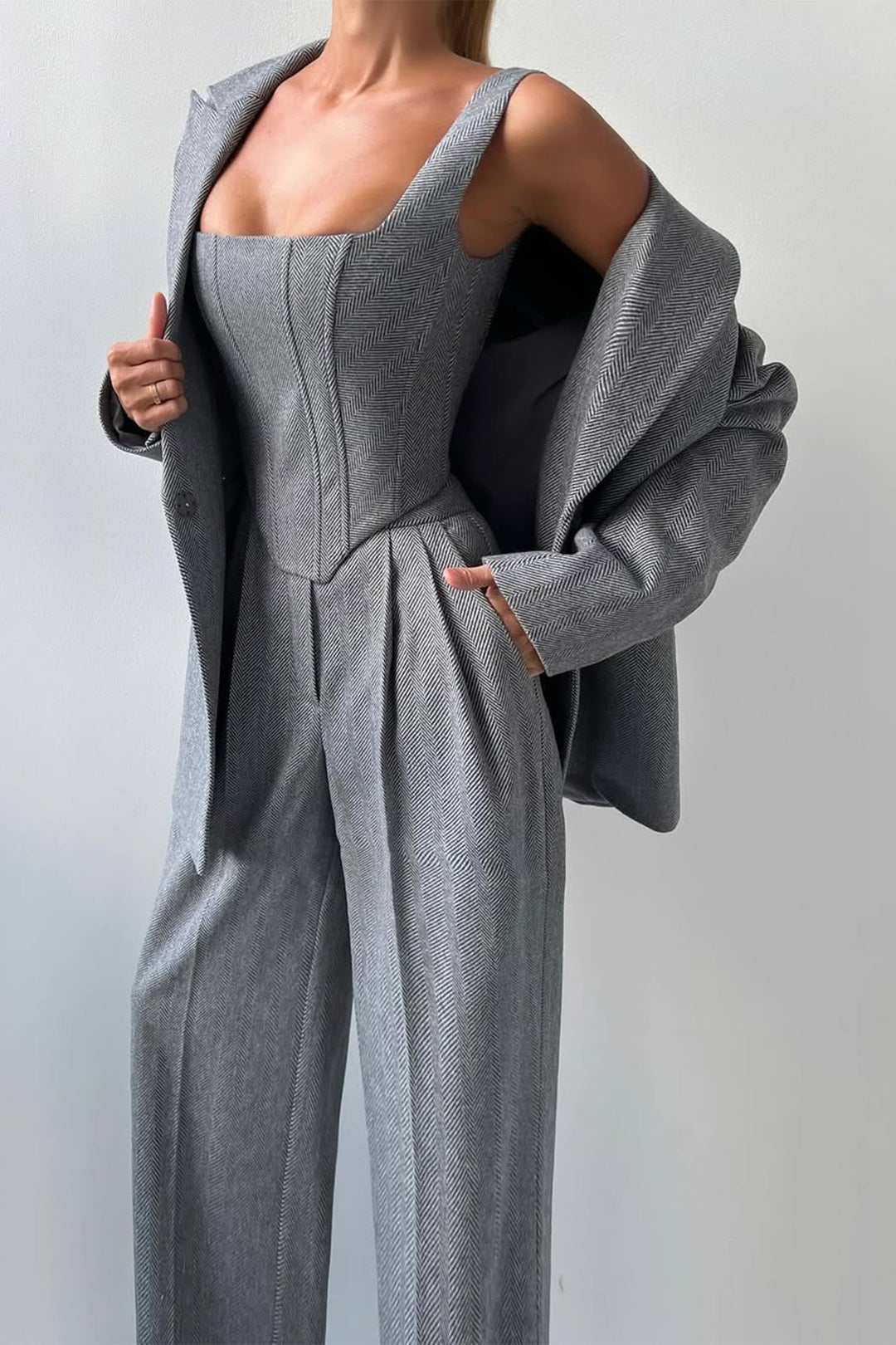 The Lorenza™ | Double-Breasted Trio Look