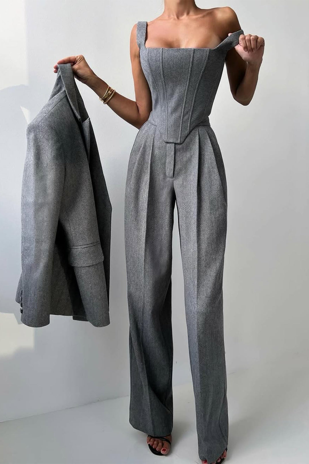The Lorenza™ | Double-Breasted Trio Look