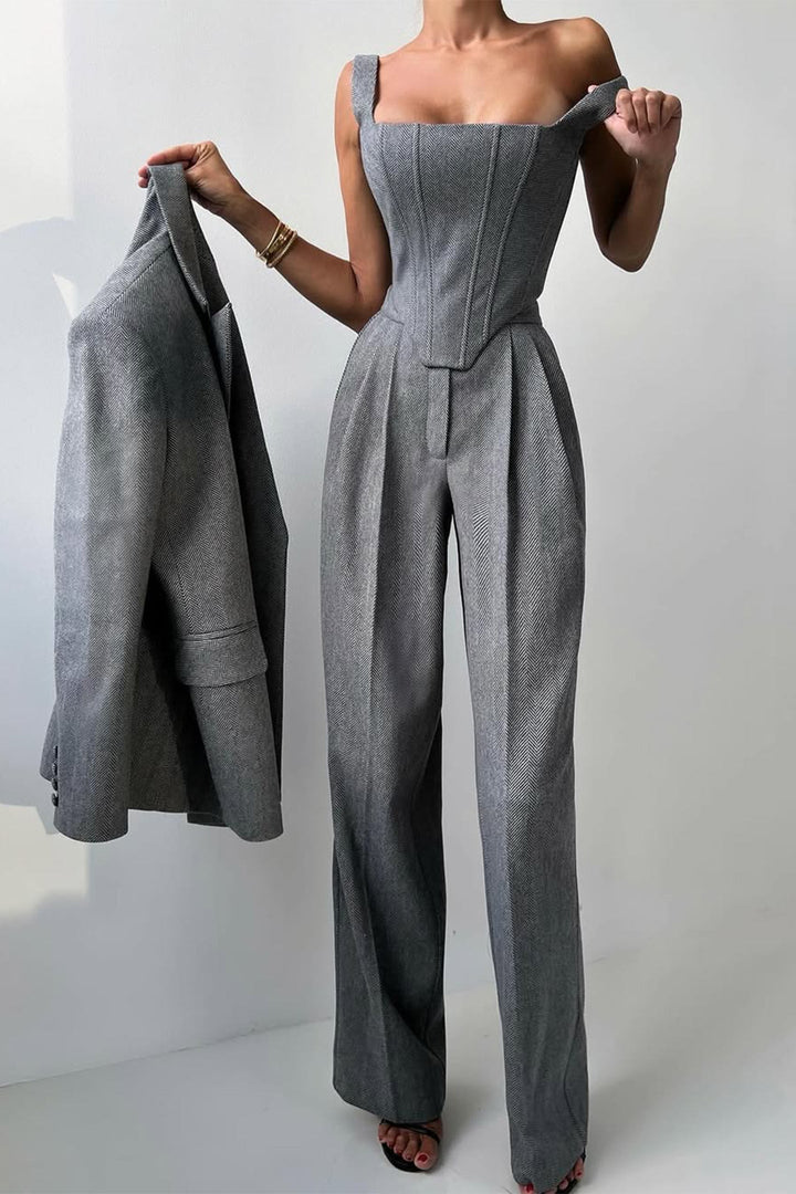 The Lorenza™ | Double-Breasted Trio Look