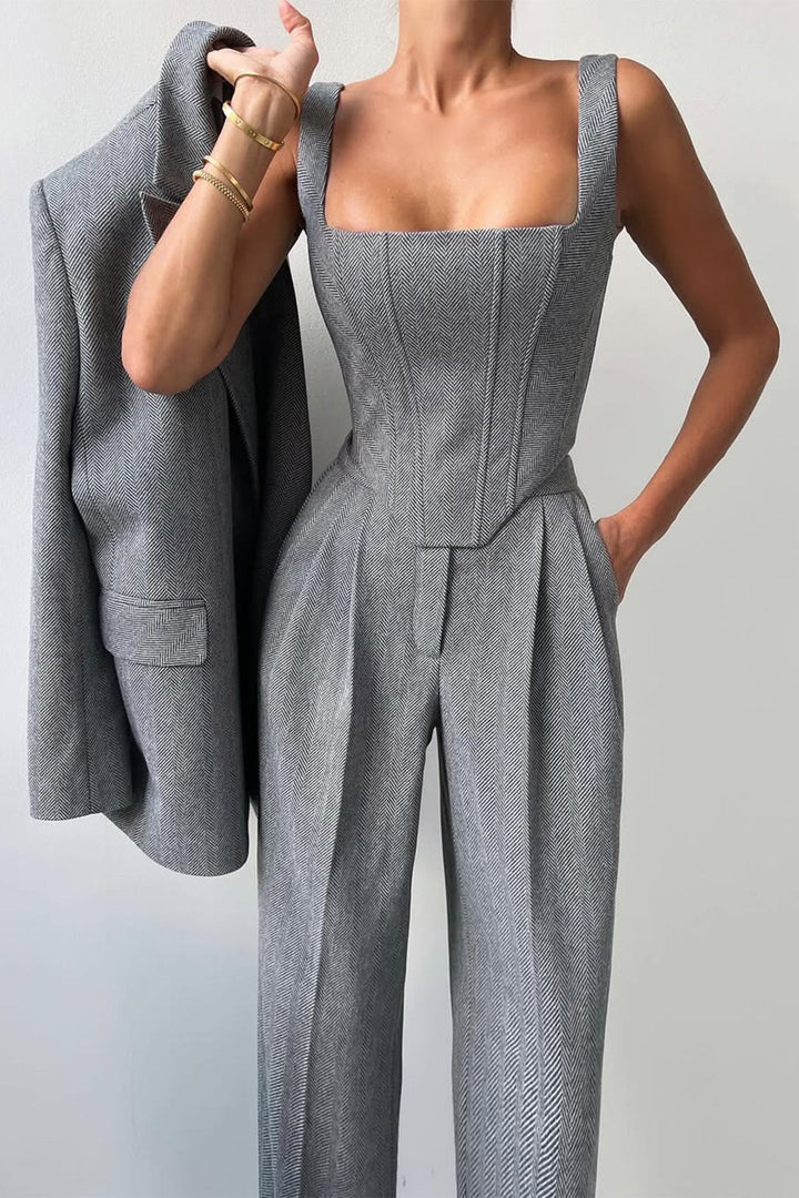 The Lorenza™ | Double-Breasted Trio Look