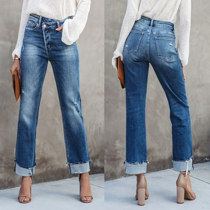 The Clara™ | Straight Leg Jeans