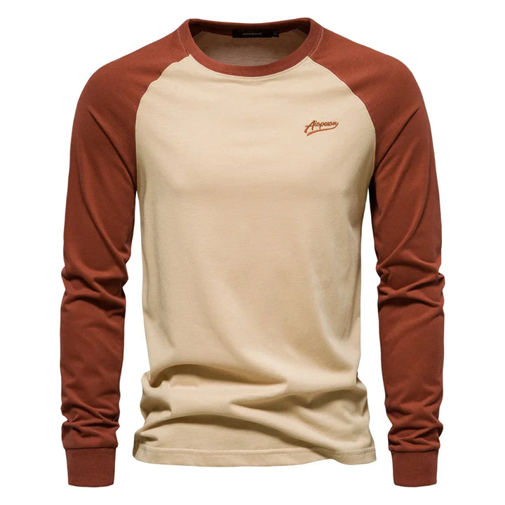 The Calder™ | Patchwork Long Sleeve Tee