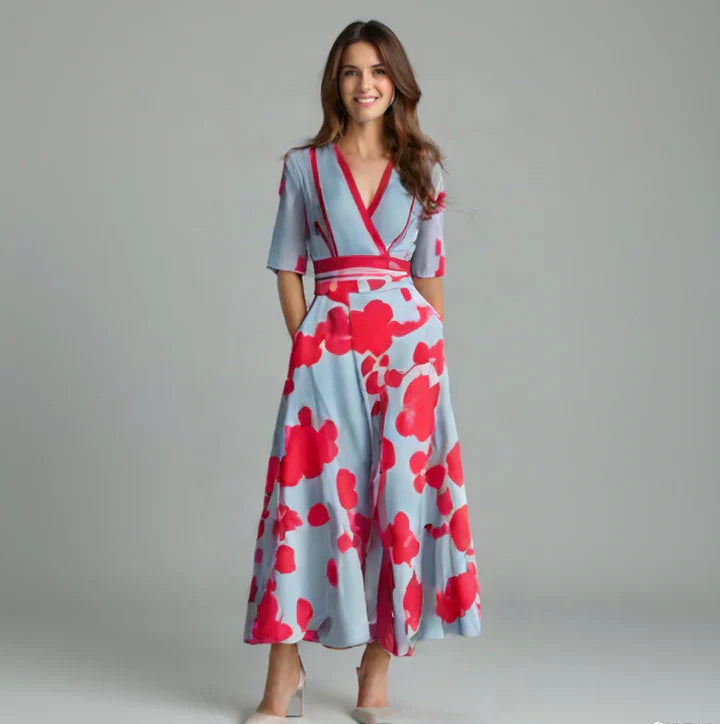 The Elara™ | The Floral Grace Dress