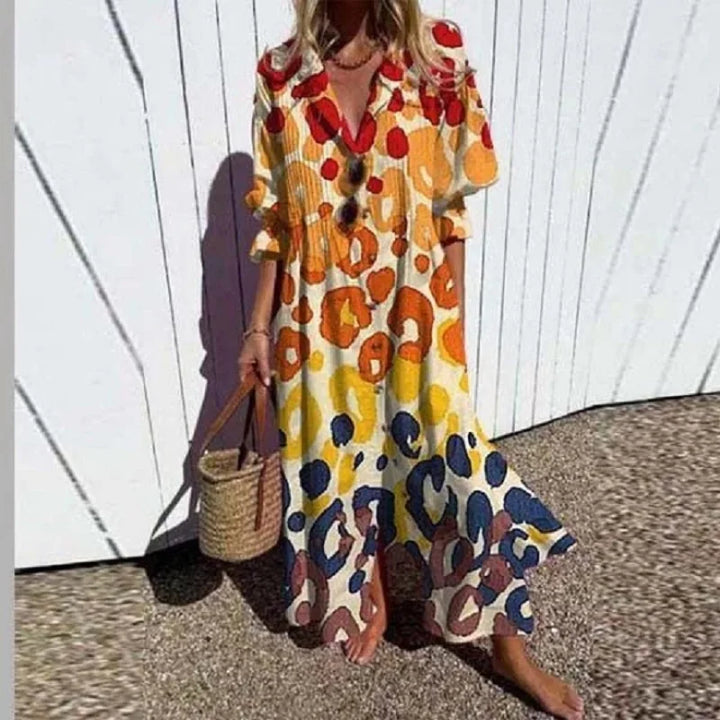 The Elsie™ | Lapel Shirt Dress