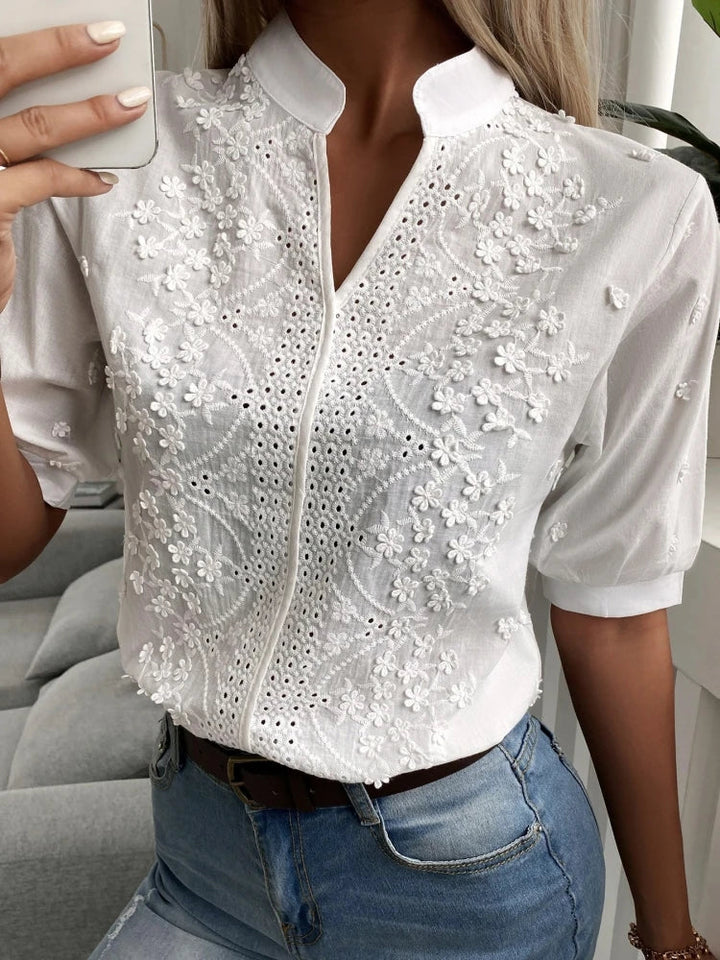 The Waverly™ | Delicate Embroidered Blouse