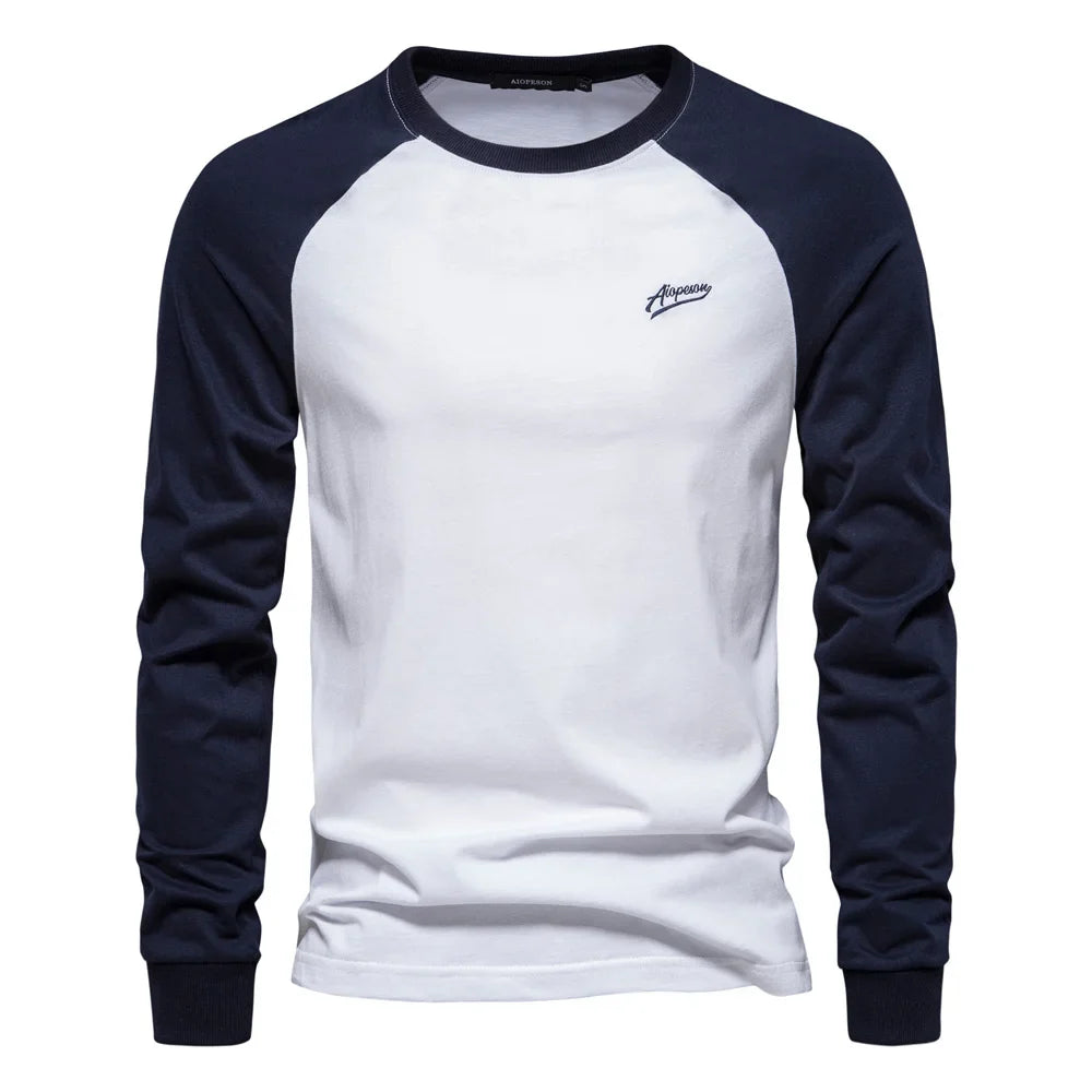 The Calder™ | Patchwork Long Sleeve Tee