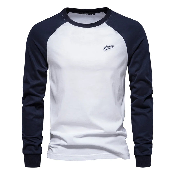 The Calder™ | Patchwork Long Sleeve Tee