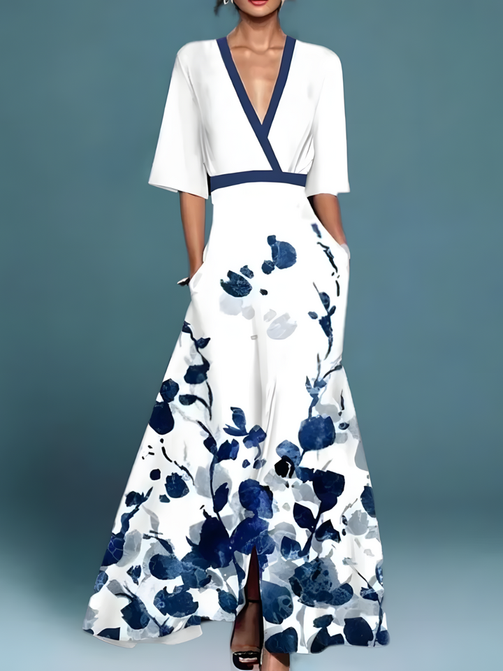 The Elara™ | The Floral Grace Dress