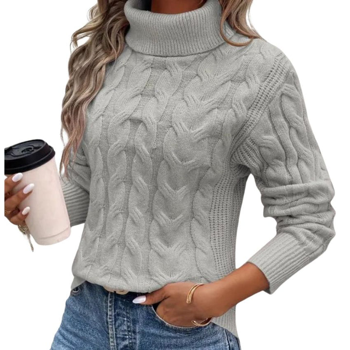 The UV Camille™ | Cable Knit Turtleneck