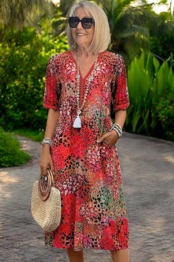 The Nova™ | Earthy Bohemian Maxi