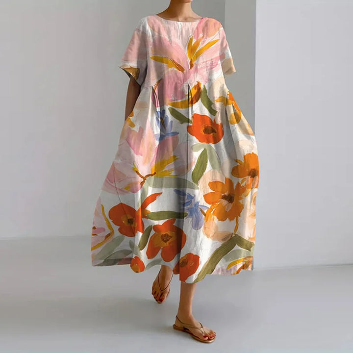 The Ferndale™ | Romantic Print Midi