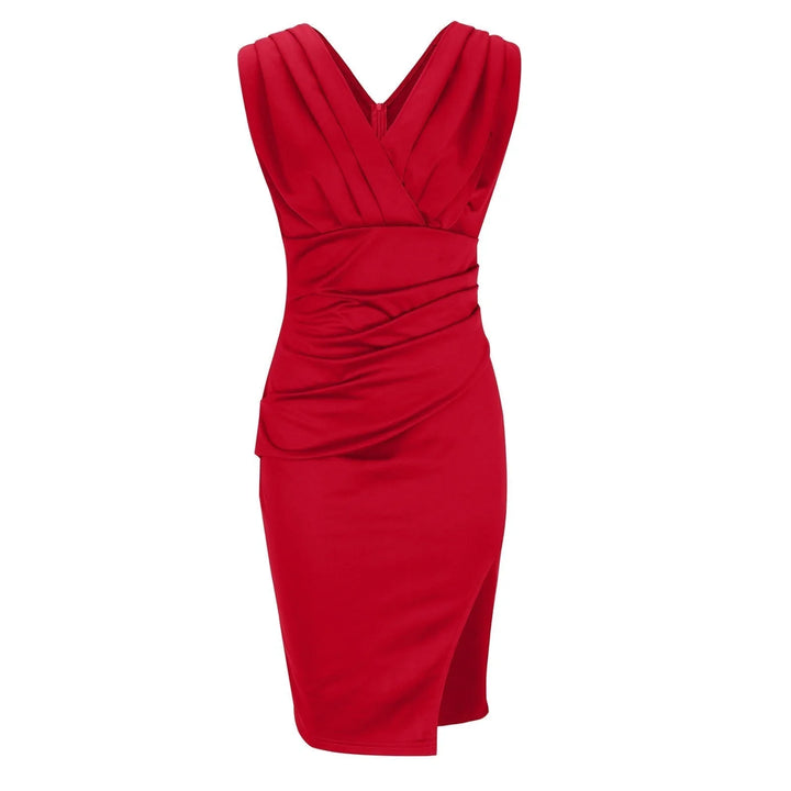 The Danica™ | Graceful V-Slit Dress