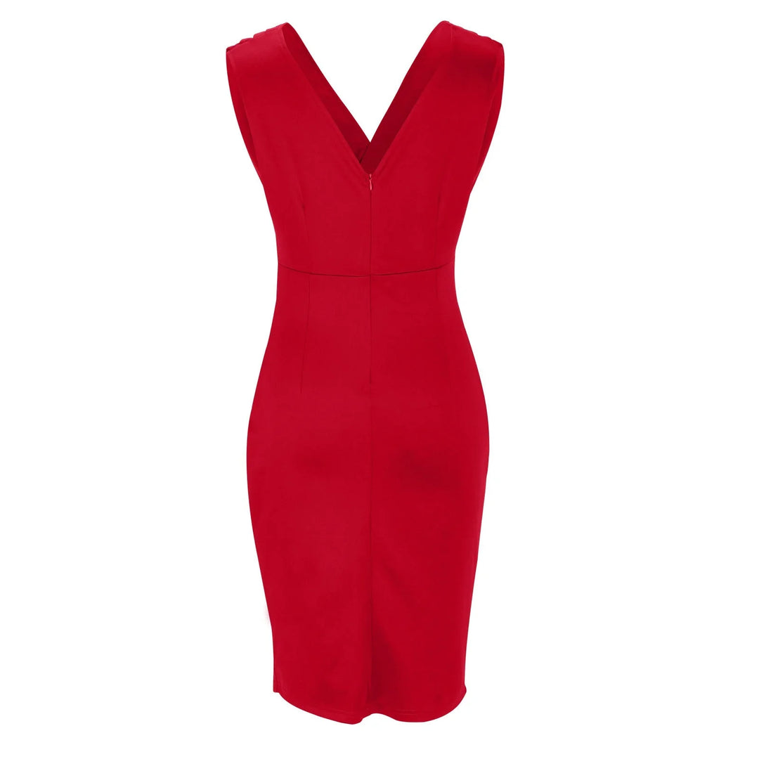 The Danica™ | Graceful V-Slit Dress