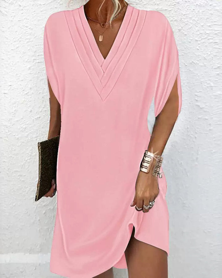 The Noelette™ | Romantic V-Cut Dress