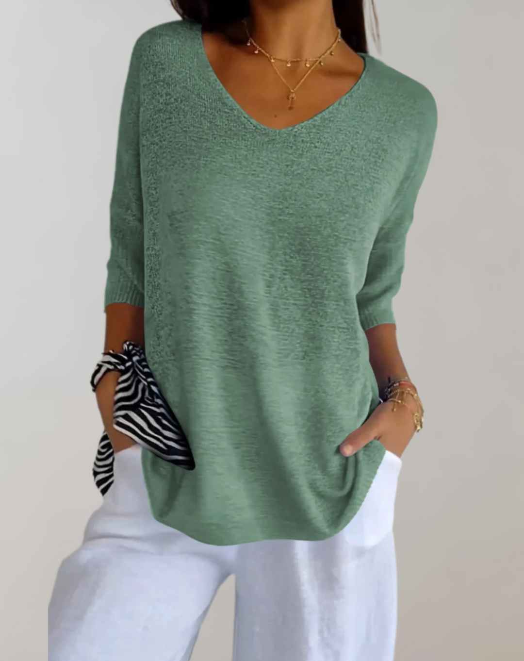 The Avora™ | V-Neck Top