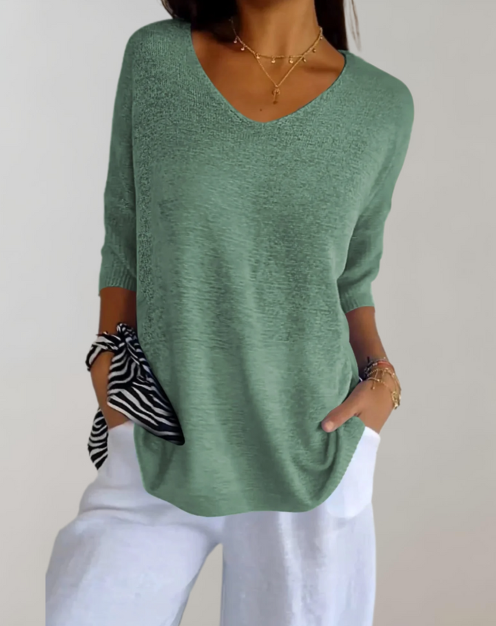 The Avora™ | V-Neck Top