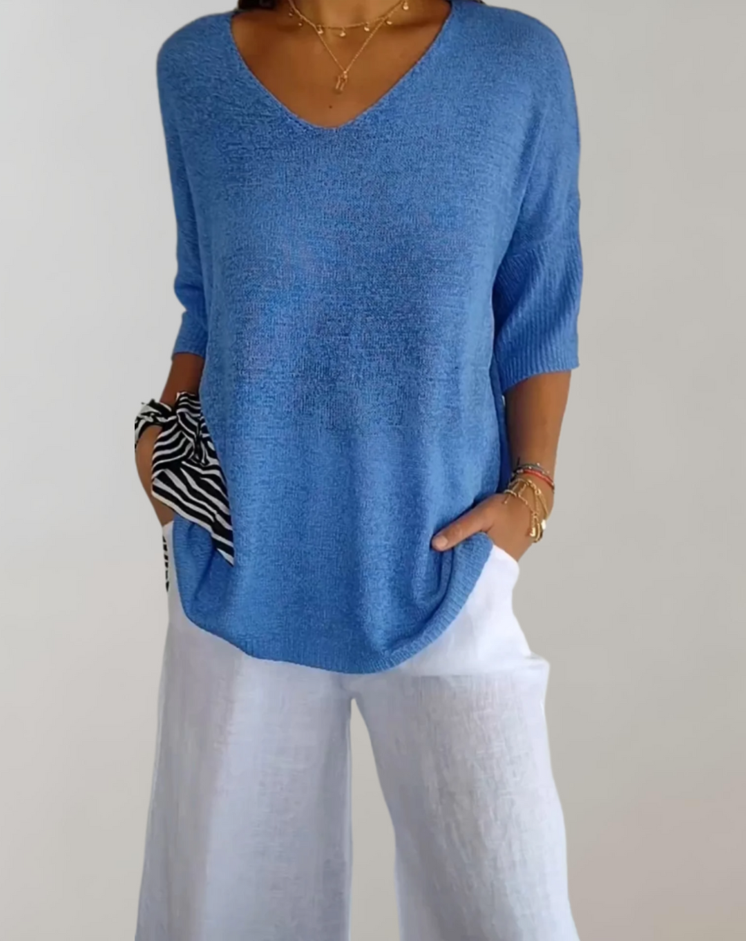 The Avora™ | V-Neck Top