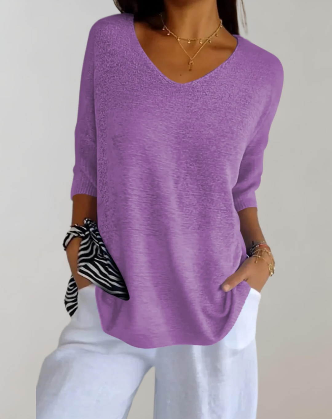 The Avora™ | V-Neck Top