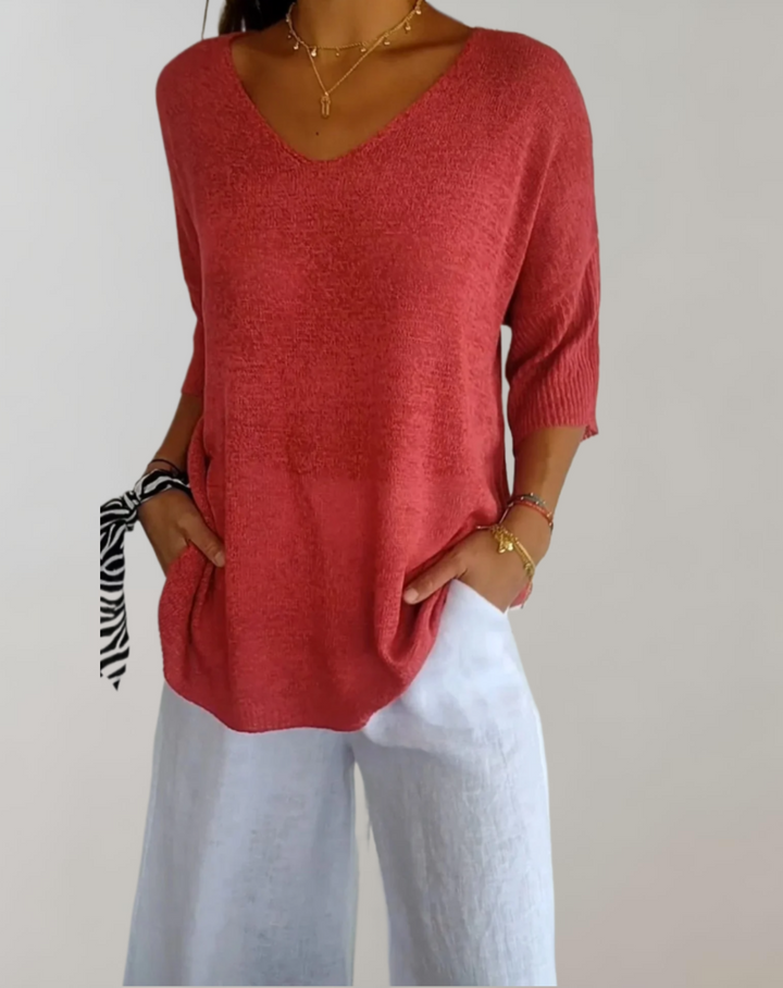 The Avora™ | V-Neck Top