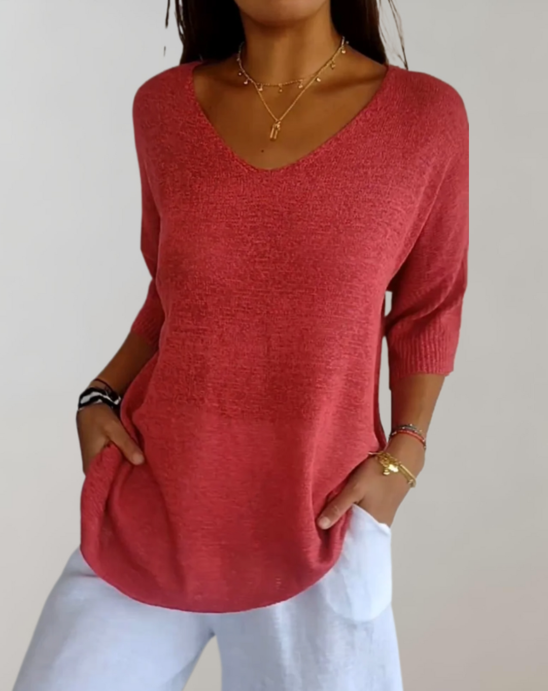The Avora™ | V-Neck Top