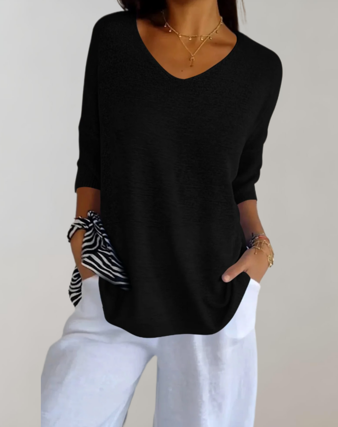 The Avora™ | V-Neck Top