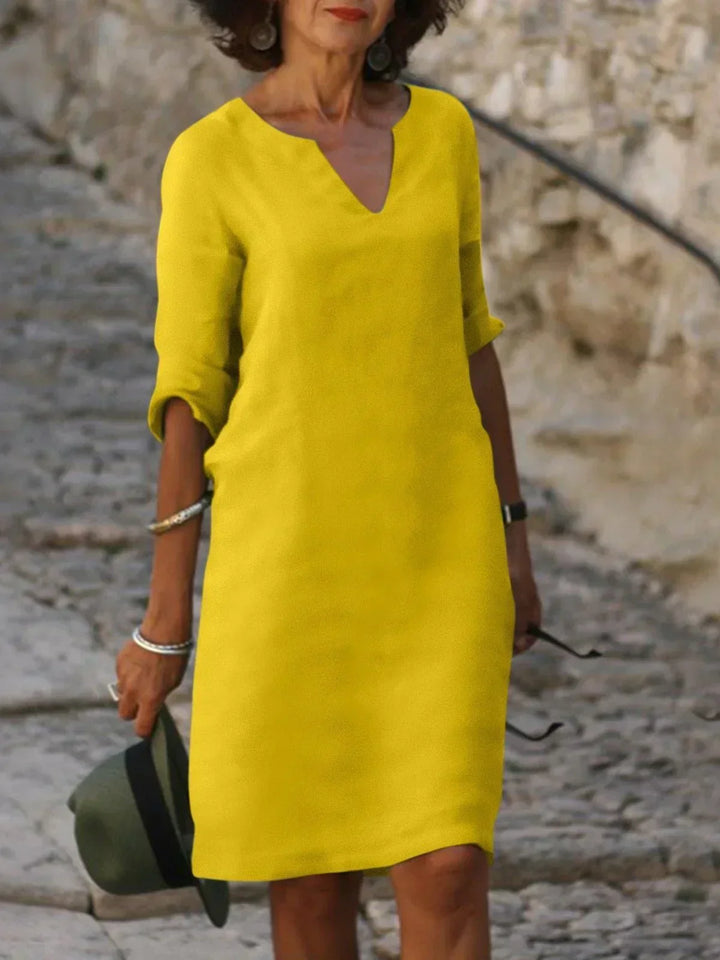 The Sylvie™ | Flowing V-Neck Dress